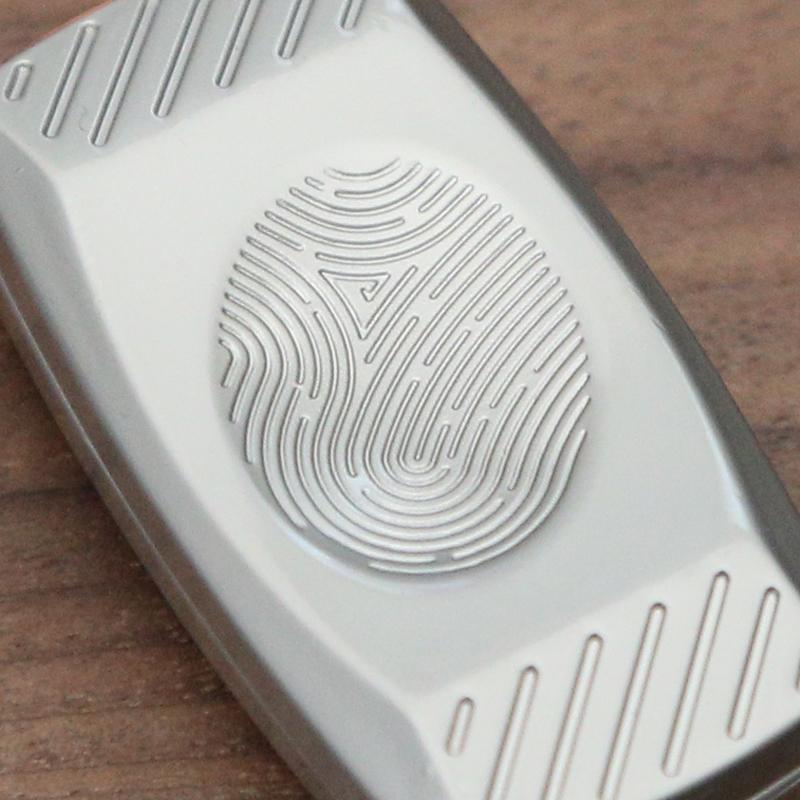 Fingerprint Fidget Slider Magnetic Haptic Slider EDC Fidget Slider Metal Fidget Toys ADHD Tool Adult Anxiety Stress Relief Toys