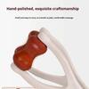 Solid Wood Finger Massage Roller with 360° Rollers Clip Design Finger Massager Acupressure Stick for Hand Meridian Relief