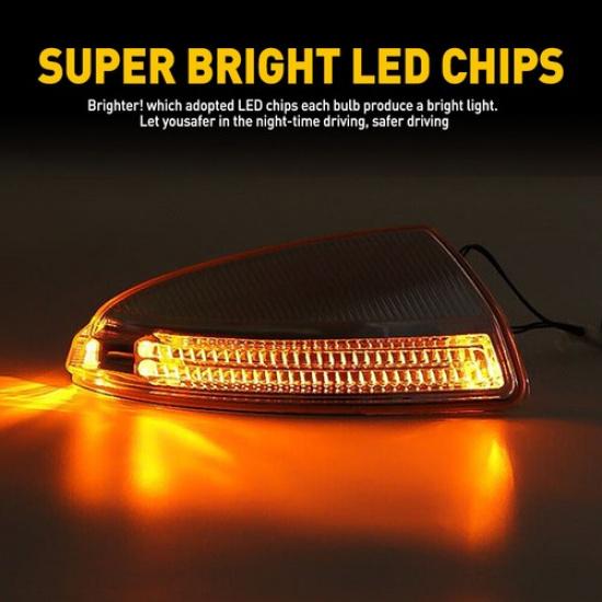 Right Left Side Mirror Turn Light Signal Amber For Benz Mercedes W204 C250 C300