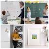 A84E-30 Pcs 2.6 Inch Mini Magnetic Canvas Panel, Magnetic Painting Canvas Panel With Painting Set