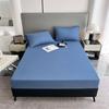 A 3-Piece Solid-Color Bed Cover And Pillowcase Set, Including 1 Bed Cover +2 Pillowcases (Without Cores), Machine Washable