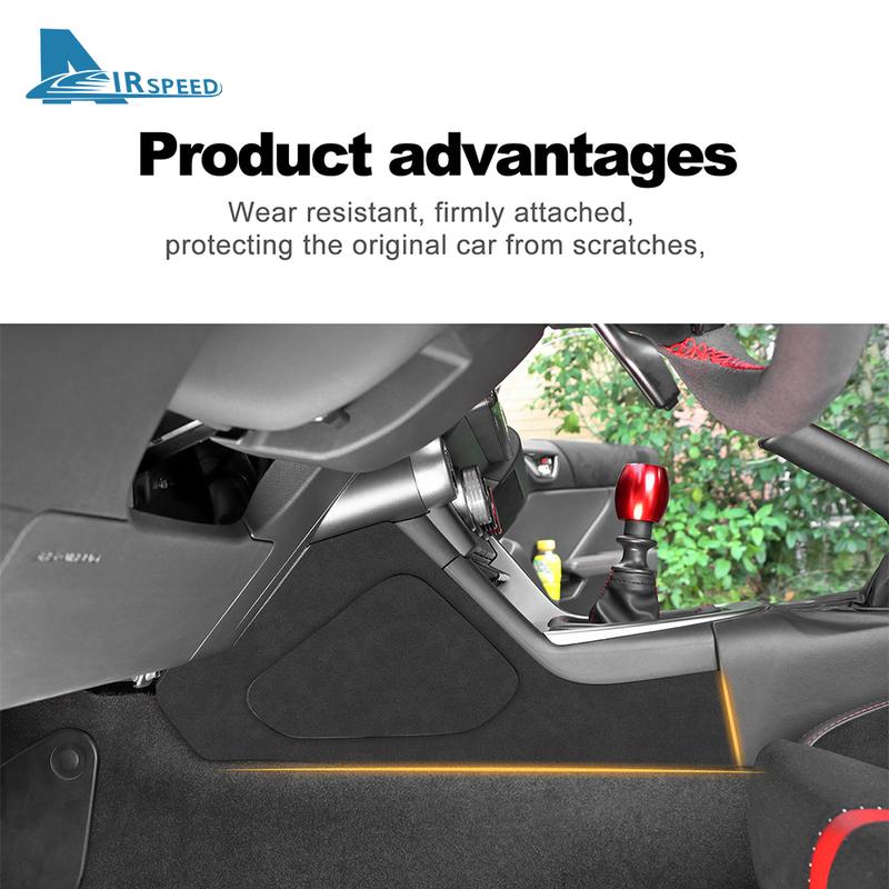 Suede Sticker For Subaru BRZ Toyota GR86    2024 2025 Central Control Side Protect Pad Interior Accessories RHD LHD