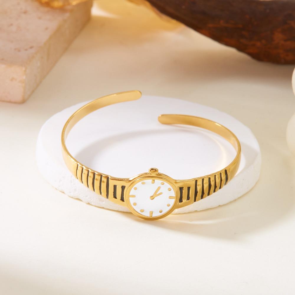 Creative Open Bracelet Vintage Titanium Steel Hand Chain Exquisite Watch Design Bangle  Unisex