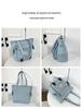 Large Capacity Soft Girl Shoulder Bag: Student Handbag for School, Tutoring, Commute