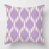 Geometric Light Purple Pillow Cover 50*50 Living Room Sofa Cushion Cover 40*40 Solid Color Decorative Cushion Cover Home Decor