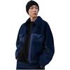 Li Ning 21FW Wu Chuang Wu Yi Color Block Warm Wide Logo Jacket Men Jacket Deep-Navy AJDR429-2