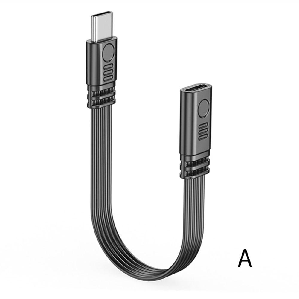 USB C Adapter Cable 1.1/1.1/1.1m Length Type C Converter Cord for Tablets Phones Support 181Mbps Data Transmission 11W