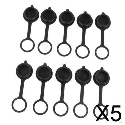 5x 10pcs Electric Scooter Charging Port Covers Silicone Protection Accessories