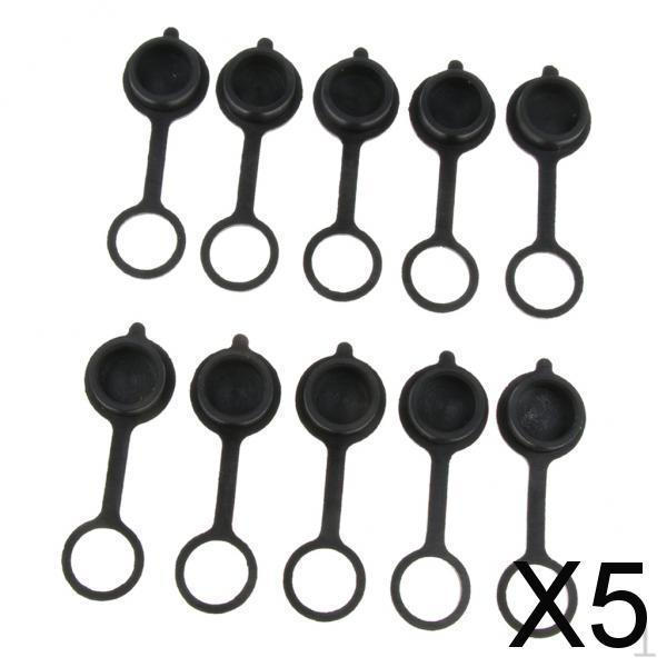 5x 10pcs Electric Scooter Charging Port Covers Silicone Protection Accessories