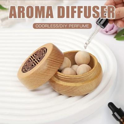 Ancien Sans Parfum DIY Parfum Boîte en Bois Diffuseur d'Arômes Décorations Articles Portables Salon Chambre Voiture Accessoires pour la Maison