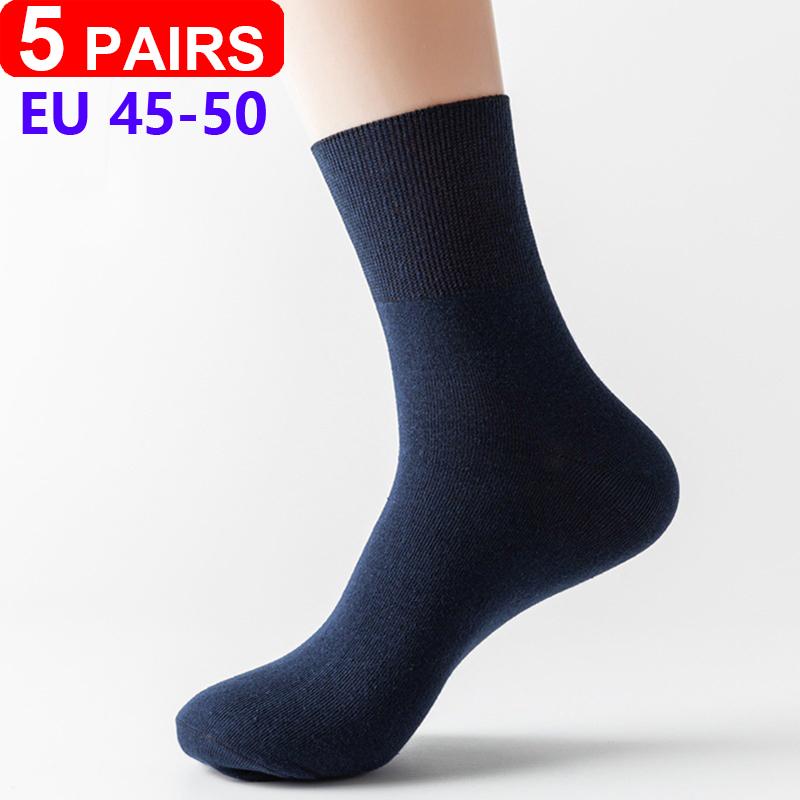 5 Pairs/pack Plus Size Prevent Varicose Veins Socks Women Diabetics Patients Cotton Loose Mouth Sock Men Women Comfortable Meias