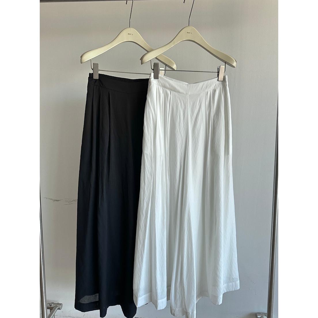 

Best U Lazy Style Wide-Leg Floor-Length Drapey Casual Slimming Pants 30106 Small чёрный