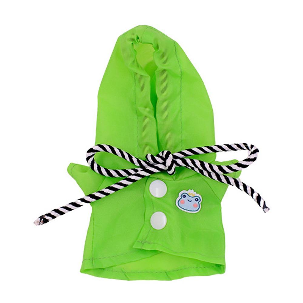 

Hand-made Doll Raincoat Multiple Styles Rain Clothes Cute For Labubu Clothes Birthday Gifts зелений