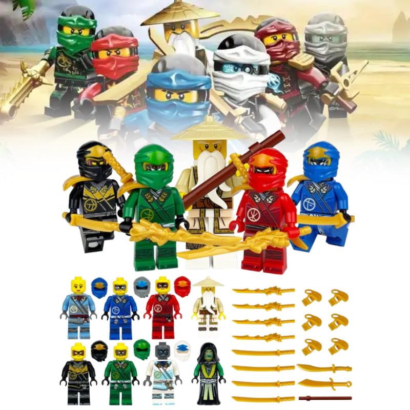 Mini Ninjago Figure Toy Building Block Set Kids Early Educational Durable Gift