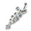Les Trésors De Lily [I1351] - Turquoise 'Butterflies' Body Piercing