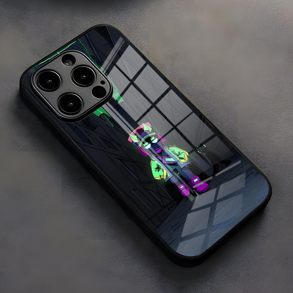

Чохол для телефону B-Brawls S-Stars Для IPhone 17 Pro Max 16 15 14 Pro Max 13 11 X Xs Xr 8 7Plus Скляна кришка iPhone17 Air