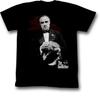 Godfather Contemplation Black Adult T-Shirt