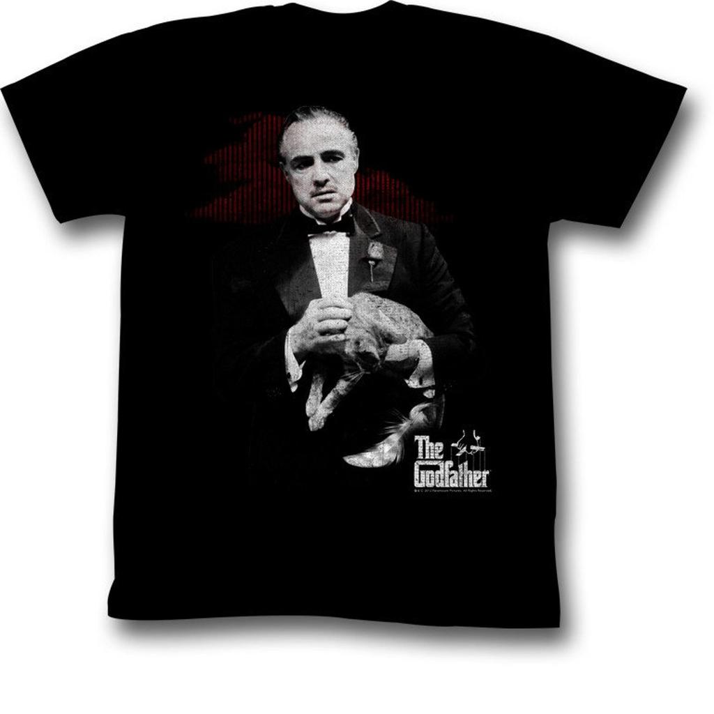 Godfather Contemplation Black Adult T-Shirt
