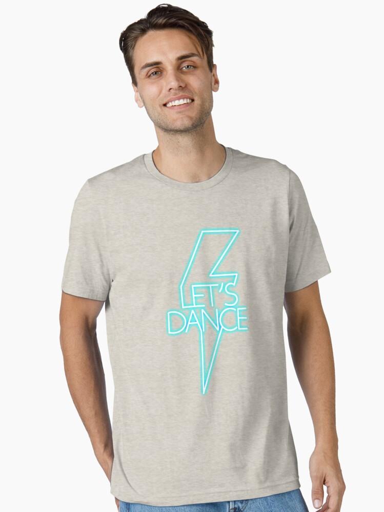 David Bowie Lets Dance Bolt Blue Essential T-Shirt