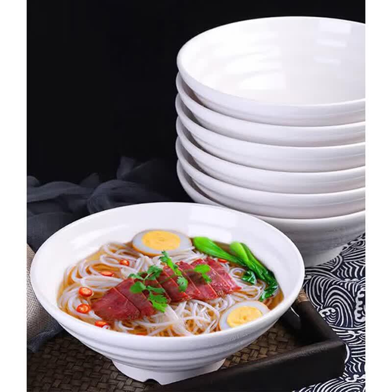 Nicreation 8-inch Melamine Ramen Soup Bowl, 5-pack