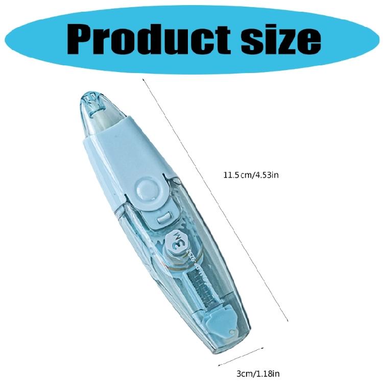 Retractable Pen Shape Dotted Tape Double Side Dotted Tape 3Meter Long Clear Adhesive Tape For Scrapbooking Card Making