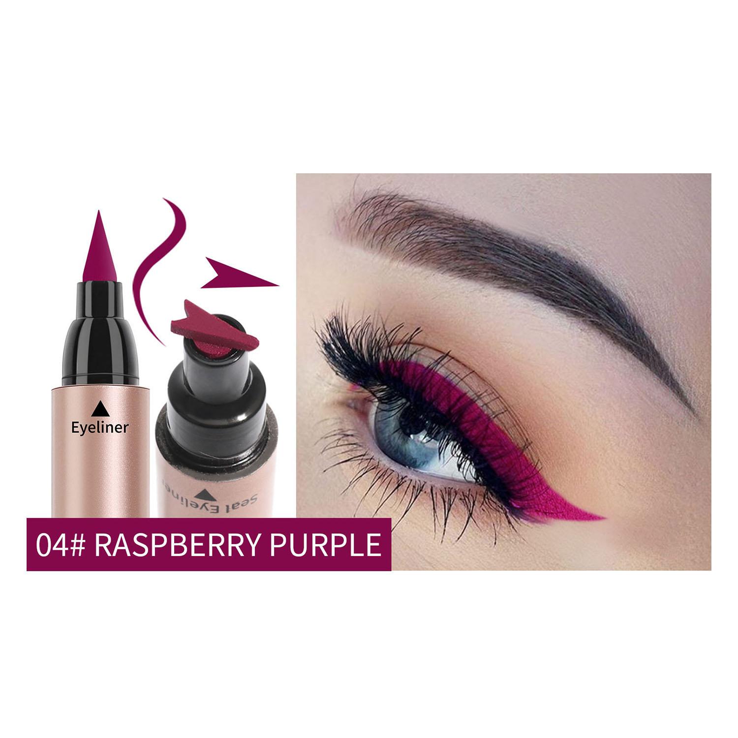 

Цветная подводка для глаз с двойной головкой, водостойкая, долговечная подводка для глаз, карандаш 04#