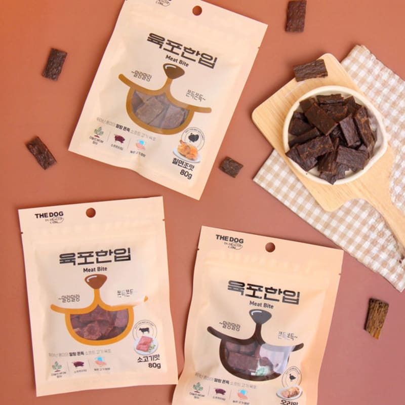 [Pet] The Dog Jerky Bite 80 G Beef