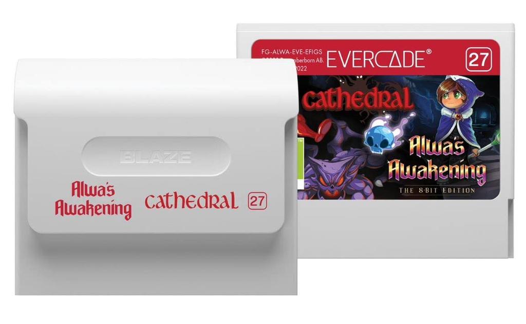 Evercade Alwa's Awakening / Cathedral Dual Cartridge