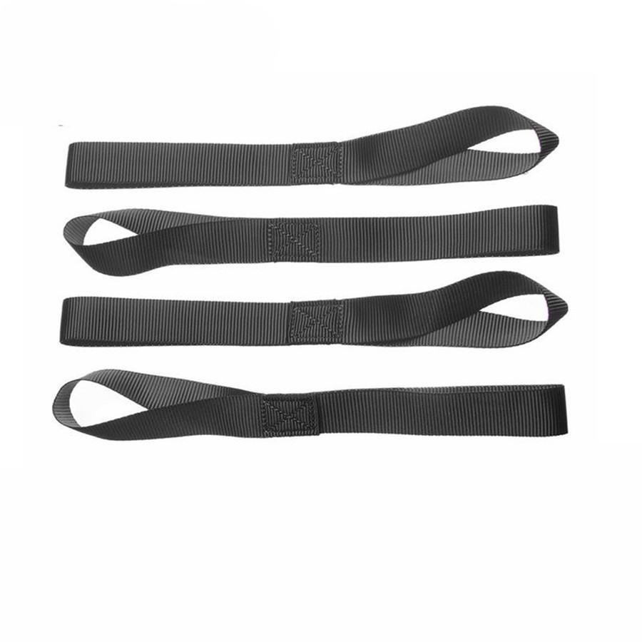 8Pcs 2300 Lb Soft Loop Tie Down Straps Ratchet Towing Cargo For Scooters ATV UTV
