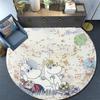 Moomin2,Round Area Rug,Carpet Rug for Living Room Bedroom Sofa Playroom Decor,Non-slip Floor Mat