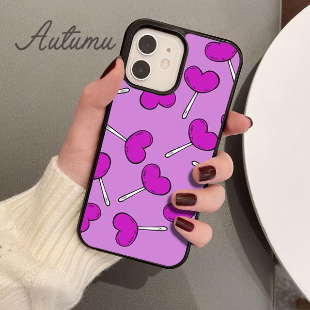 Lollipop Phone Case for iPhone 11 12 13 14 Pro Max Mini X XR XS SE 2020 5 6S 7 8 Plus Samsung Galaxy S21 S22 Cover Shell