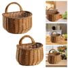 Handcrafted Hanging Storage Baskets for Kitchen Organization and Home Decor