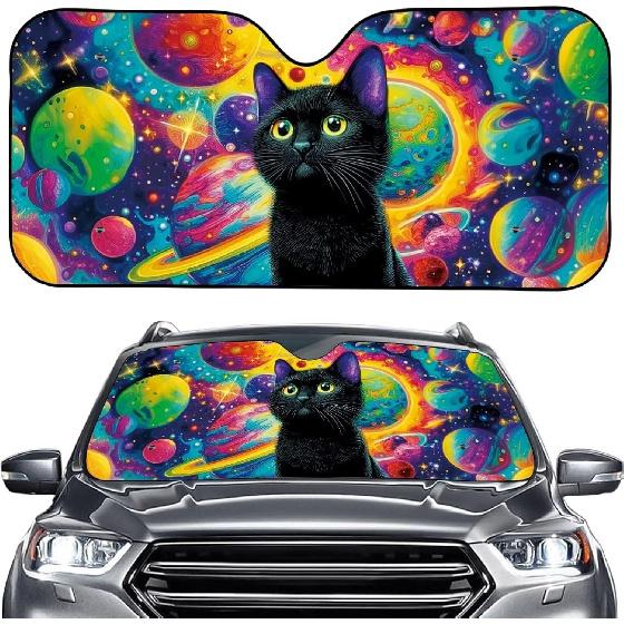 Purple Eyelash Front Sun Shade Windshield for Car Cute Windshield Sunshade Foldable UV Ray Reflector Front Window Sun Shade Visor Shield Cover,Keeps
