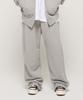 CARGOBROS Pintuck Wide Elastic String Pants (Grey)