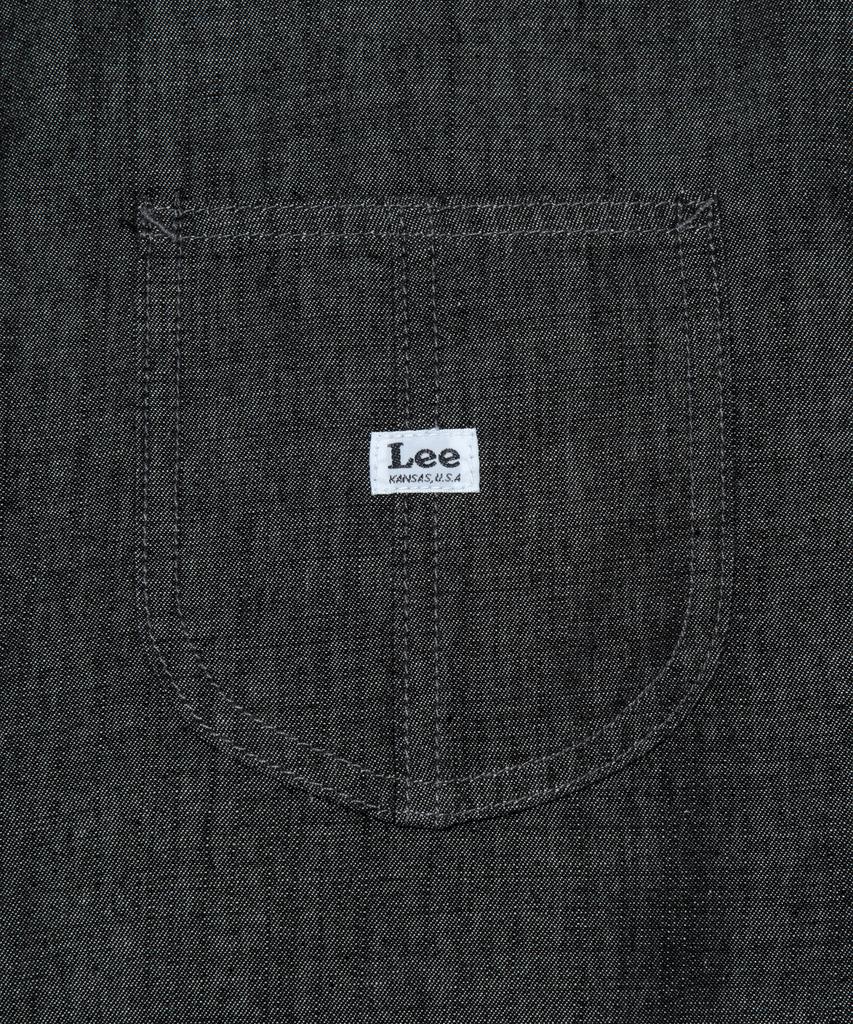 LEE Loco Pocket Denim Short Sleeve Shirt Black Wash