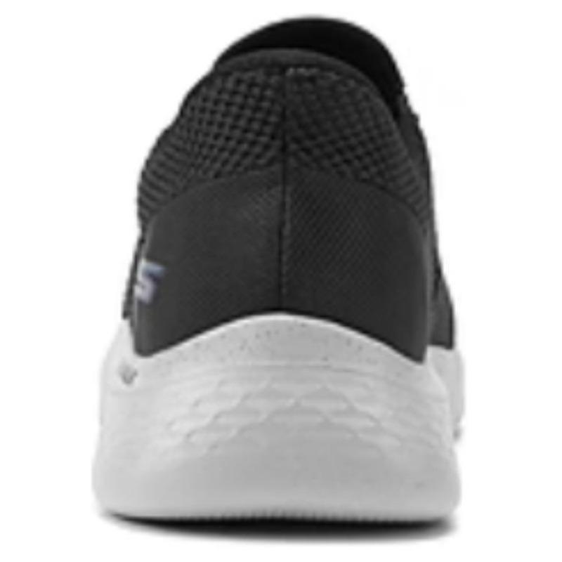Skechers Slip-ins Men Easy On Comfort Breathable Low Top Daily Walking Shoes Black White 216333-BLK