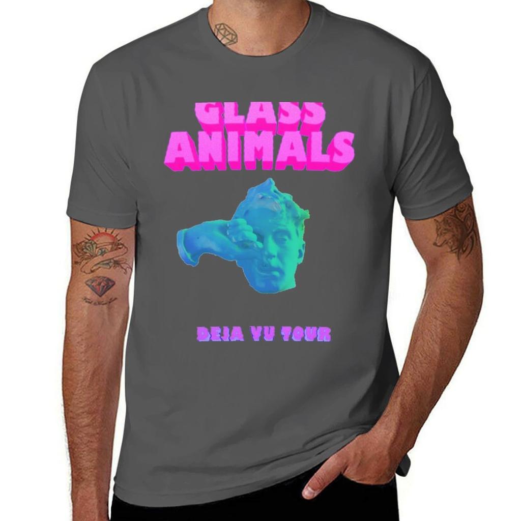 Glass Animals Deja Vu TShirt Comfortable Basic Crew Neck Tee