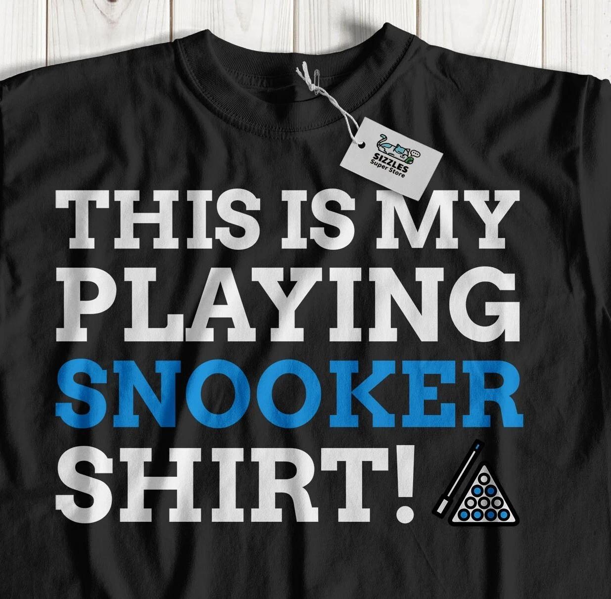 This Is My Playing Snooker T-Shirt Pool And Billiards Snooker Ball Gifts S