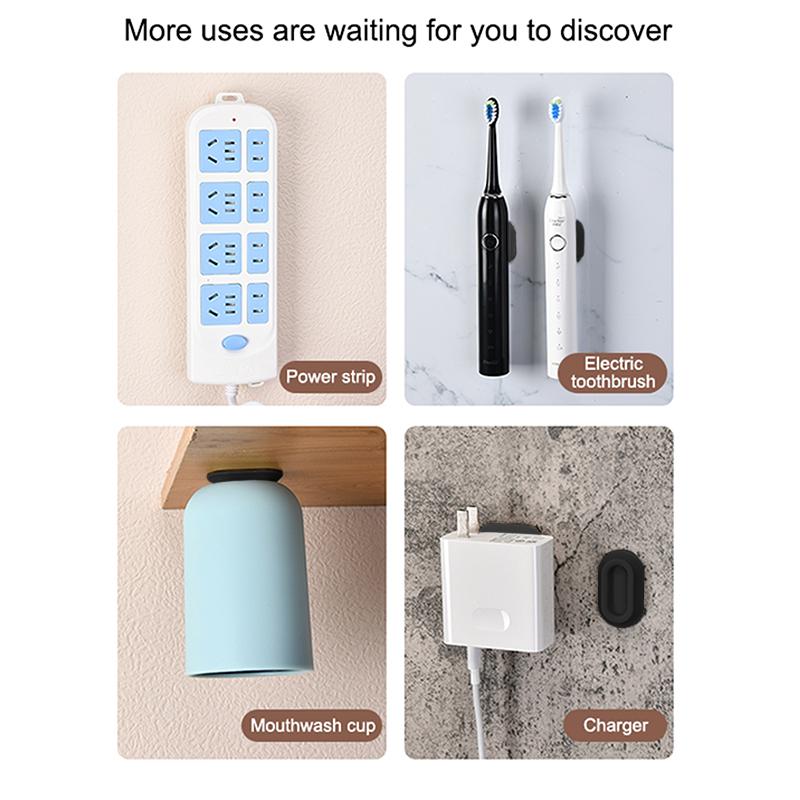 5Pcs Magnetic Remote Control Bracket, Self-Adhesive Wall Mounted Storage Bracket For Remote Controls, Household Goods Storage