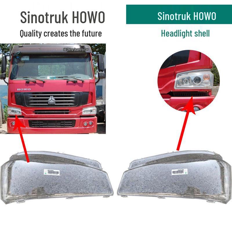 Howo Sinotruk Headlight Transparent Cover Assembly