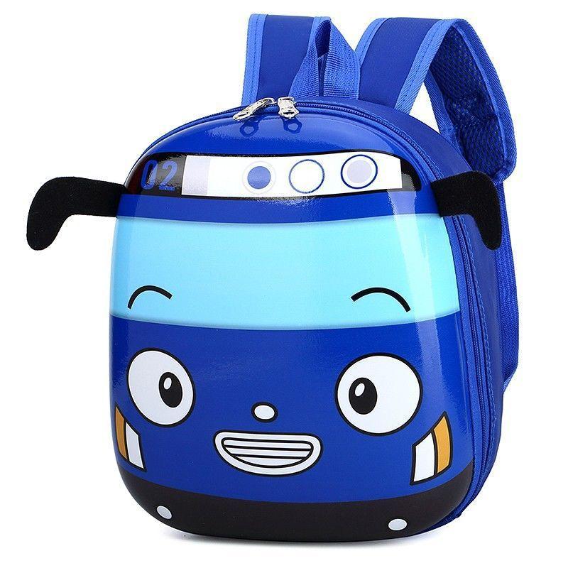 Car Cute Cartoon Printed Backpack Children Backpack Suitable For Outgoing School