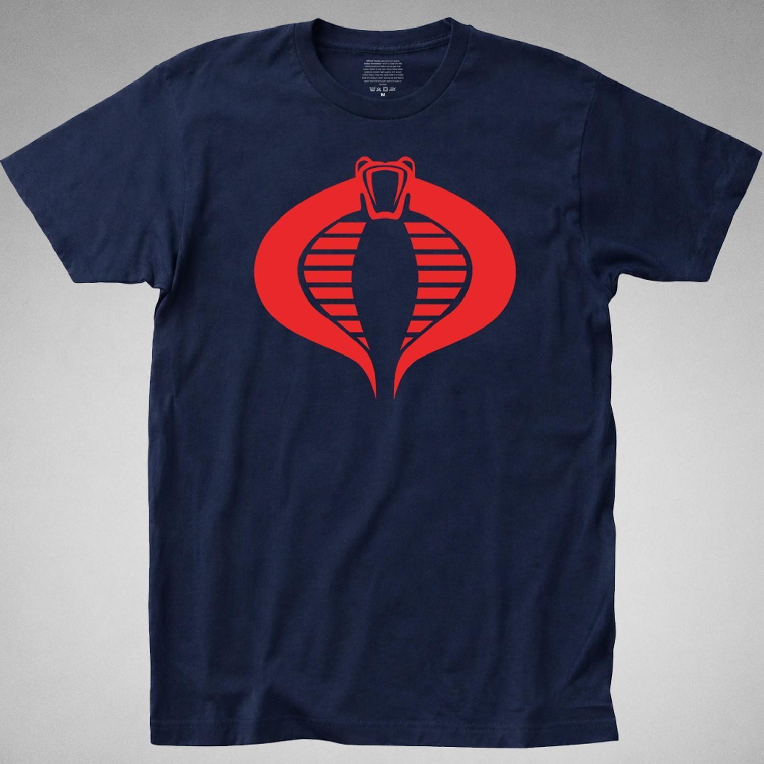 G.I. Joe Cobra Commander Logo icon Symbol T-Shirt tee 80s S разноцветный