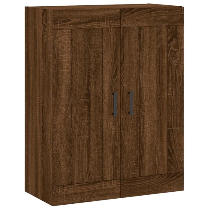 VidaXL Armoire murale chêne marron 69,5x34x90 cm bois d'ingénierie 830395