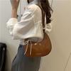 Fashion Popular Niche Casual Solid Color New Summer Fashion Versatile Simple Commuter Shoulder Armpit Bag Women