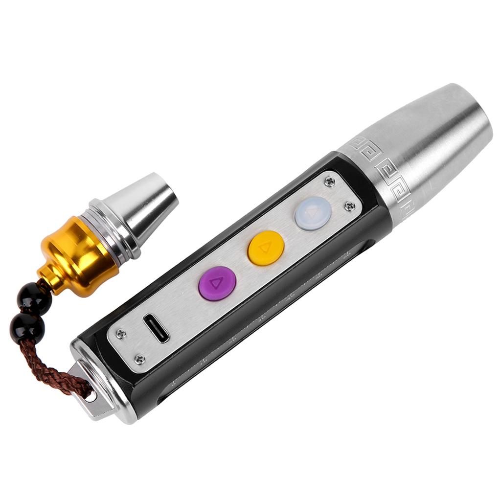 Portable 3 LEDs Expert Jades Flashlight Torch USB Rechargeable Jewelry Gems Identification Lights