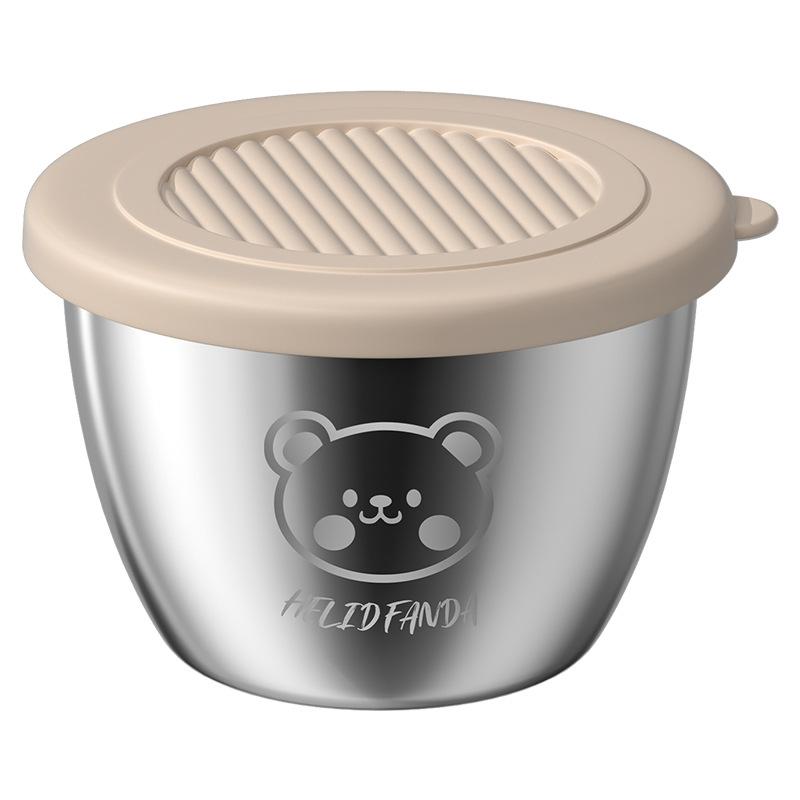 50ml Snack Dish Stainless Steel Sauce Cup with Sealed Lid Kitchen Tableware Sushi Mustard Seasoning Box Dipping Sauce Plates