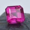 Natural Pink Ruby Loose Gemstone Square Shape Enhanced 10.5 Ct for Jewelry Making and Crafts