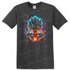 Goku Ultra Instinct Anime T Shirt Neon Energy Warrior Graphic Art Tee Gift Idea