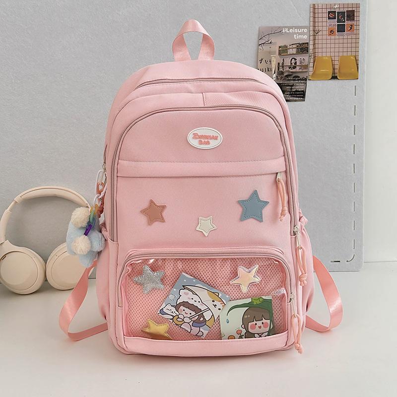 Schoolbag Japanese schoolbag Large capacity junior high school and high school girls Small food intake Pain bag High value niche design backpack