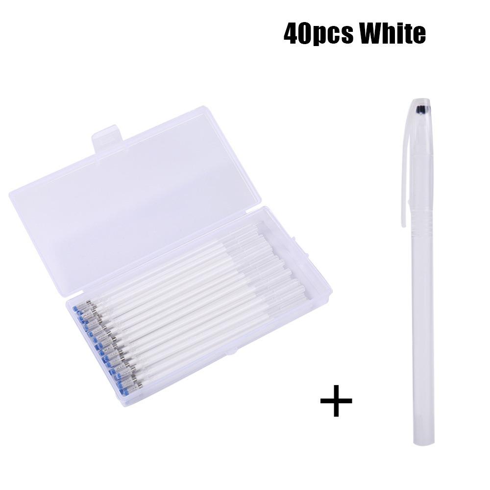 40Pcs 13cm Heat Erasable Marking Pen Coarse Rod Marker Pen  DIY Craft Sewing Accessories
